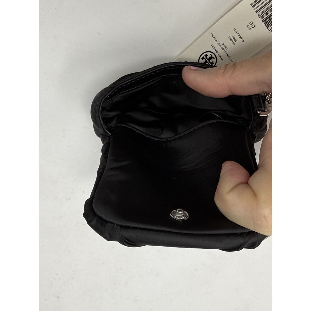 Tory Burch Puffy Card holder key fob Black - Picture 3 of 5